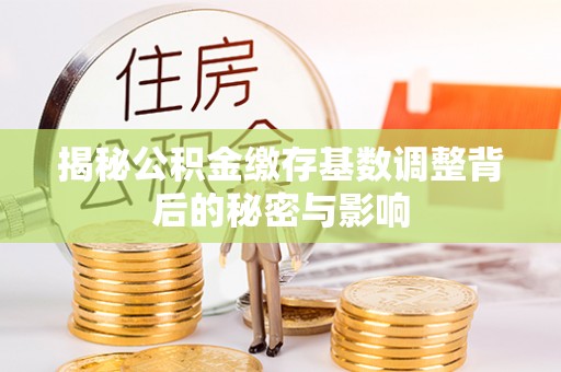 南谯揭秘公积金缴存基数调整背后的秘密与影响