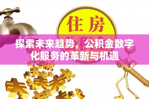 南谯探索未来趋势，公积金数字化服务的革新与机遇
