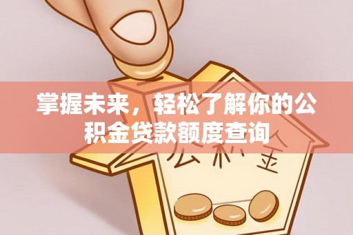 南谯掌握未来，轻松了解你的公积金贷款额度查询