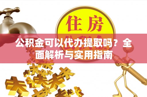 南谯公积金可以代办提取吗？全面解析与实用指南