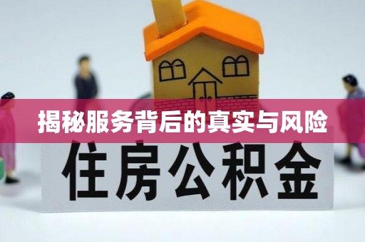 南谯揭秘服务背后的真实与风险