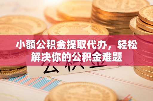 南谯小额公积金提取代办，轻松解决你的公积金难题