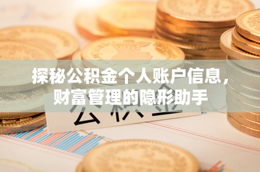 南谯探秘公积金个人账户信息，财富管理的隐形助手
