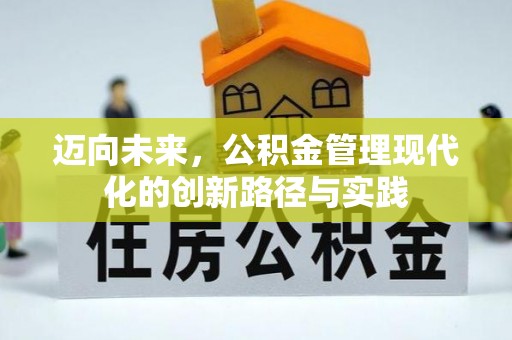 南谯迈向未来，公积金管理现代化的创新路径与实践